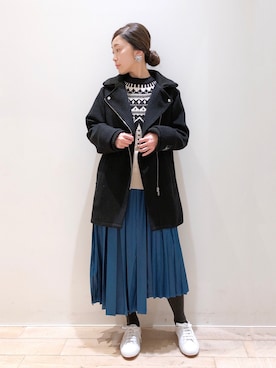 sakiyoさん(レディース・161cm)の冬コーディネート