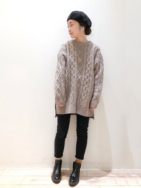 sakiyoさん(レディース・161cm)の冬コーディネート