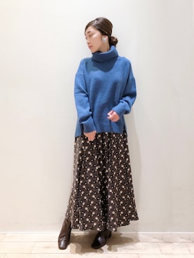 sakiyoさん（レディース・161cm）の冬コーディネート