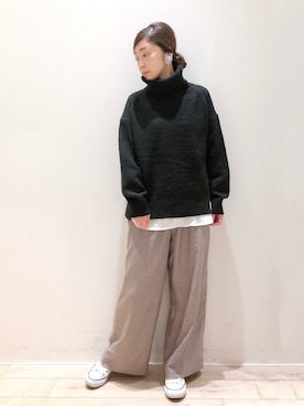 sakiyoさん（レディース・161cm）の冬コーディネート