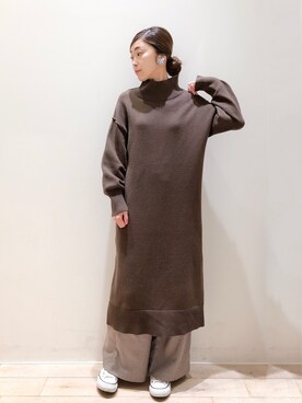 sakiyoさん（レディース・161cm）の冬コーディネート