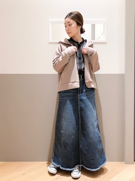 「Editt by YECCA VECCA（エディットバイイェッカヴェッカ）のアイテム」を使った、sakiyoさん（レディース・161cm）の春コーディネート