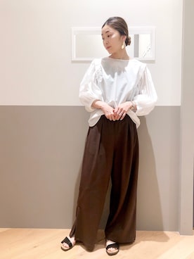 sakiyoさん（レディース・161cm）の夏コーディネート