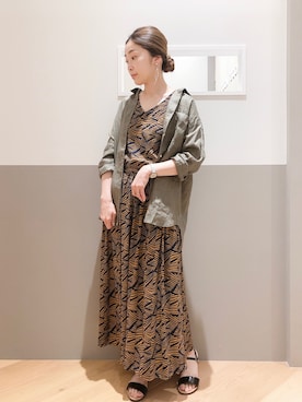 sakiyoさん（レディース・161cm）の夏コーディネート