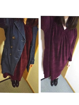 「CECIL McBEE（セシルマクビー）のアイテム（トレンチコート）」を使った、ちろるさん（レディース・159cm）の春コーディネート