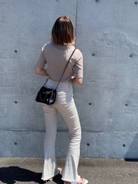 「Instagramもよかったらよろしくお願いします🙇」｜Mさん（レディース・159cm）の夏コーディネート