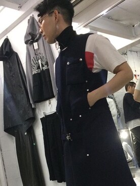 「17AW」｜「アイテム（その他アウター）」を使った、shin_@さん（メンズ・170cm）の春コーディネート