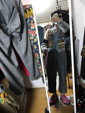 「PHENOMENON（フェノメノン）のアイテム（シューズ）」を使った、shin_@さん（メンズ・170cm）の秋コーディネート