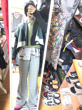 「PHENOMENON（フェノメノン）のアイテム（シューズ）」を使った、shin_@さん（メンズ・170cm）の冬コーディネート