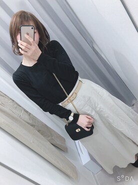 「ショッピング」｜「アイテム（アナログ腕時計）」を使った、ripleenさん（レディース・158cm）の春コーディネート