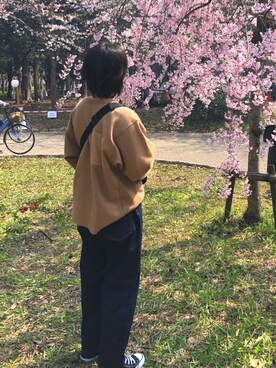 rii*:.さん（レディース・156cm）の春コーディネート