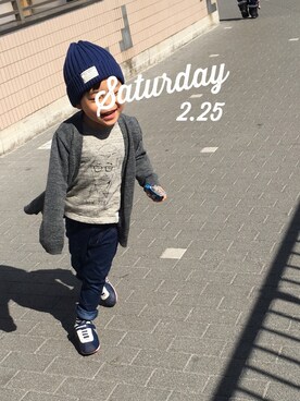 yura_oxoさん（キッズ・100cm）の春コーディネート