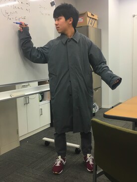 「研究室」｜aktさん（メンズ・161cm）の冬コーディネート