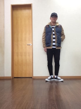 「Lafayette（ラファイエット）のアイテム（ジャケット/アウター）」を使った、シュウさん（メンズ・173cm）の冬コーディネート