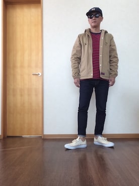 「Lafayette（ラファイエット）のアイテム（ジャケット/アウター）」を使った、シュウさん（メンズ・173cm）の春コーディネート