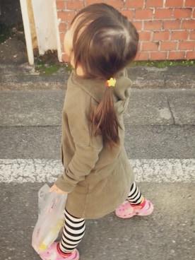 tok@kariさん（キッズ・90cm）の冬コーディネート