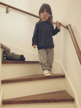 「BUDDY Lee（バディーリー）のアイテム（トップス）」を使った、tok@kariさん（キッズ・90cm）の冬コーディネート