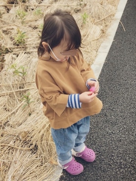 tok@kariさん（キッズ・90cm）の冬コーディネート