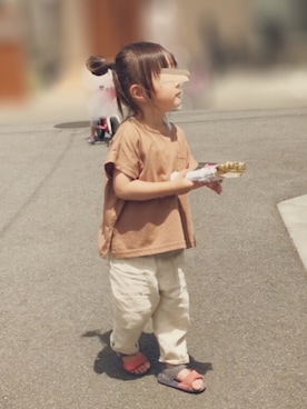 tok@kariさん（キッズ・90cm）の春コーディネート