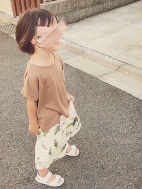 tok@kariさん（キッズ・100cm）の秋コーディネート