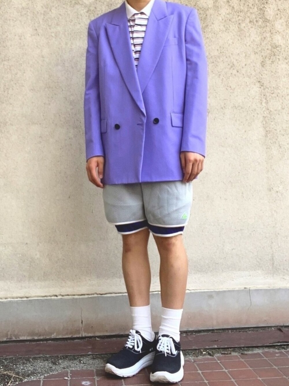 Paul Smithのテーラードジャケット（パープル系）を使った人気 