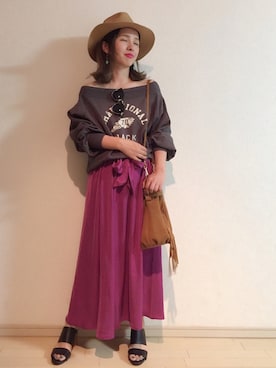 はまち(¨)♡さん（レディース・153cm）の夏コーディネート