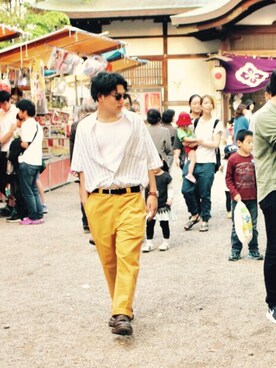 ぐっちょさん（メンズ・173cm）の夏コーディネート