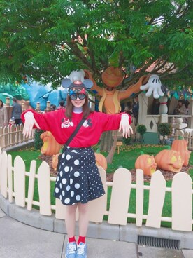 「wearhalloween2017」｜「アイテム（スウェット）」を使った、ななさん（レディース・164cm）の秋コーディネート