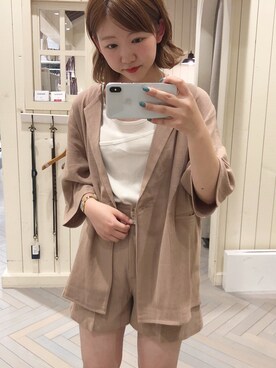 ヤマダユカさん（レディース・152cm）の夏コーディネート