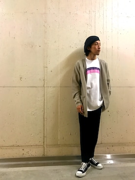 「VIA SPARE（ヴィアスペア）のアイテム」を使った、加藤 直哉さん（メンズ・168cm）の夏コーディネート
