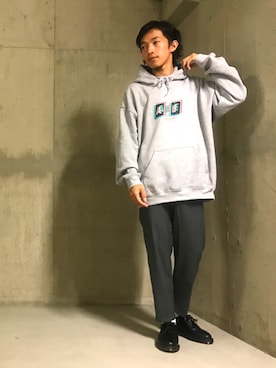 「foodie」｜加藤 直哉さん（メンズ・168cm）の夏コーディネート