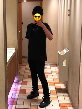 「CASPER JOHN AIVER（キャスパージョンアイバー）のアイテム（帽子）」を使った、燃えるごみさん（メンズ・173cm）の夏コーディネート