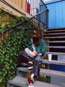 「Marc by Marc Jacobs（マークバイマークジェイコブス）のアイテム（スニーカー）」を使った、Miss-mooさん（レディース・160cm）の秋コーディネート