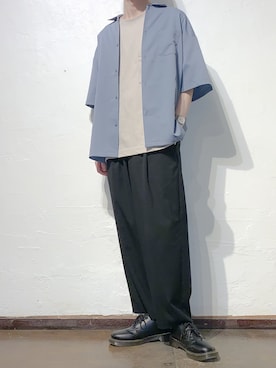 「LOOPのアイテム」を使った、こーきさん（メンズ・172cm）の夏コーディネート