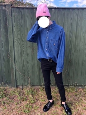 「Ralph Lauren」｜「アイテム（ニットキャップ/ビーニー）」を使った、いっくんさん（メンズ・173cm）の春コーディネート