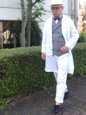 「蝶タイ」｜でゑさん（メンズ・175cm）の春コーディネート
