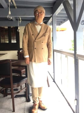 「蝶タイ」｜でゑさん（メンズ・175cm）の秋コーディネート