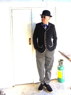 「パンク」｜「アイテム（その他）」を使った、でゑさん（メンズ・175cm）の冬コーディネート