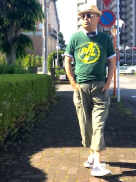 「モンキーパンツ」｜でゑさん（メンズ・175cm）の春コーディネート