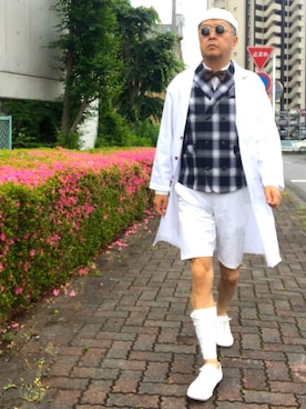 「蝶タイ」｜でゑさん（メンズ・175cm）の夏コーディネート