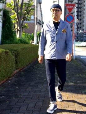 「蝶タイ」｜でゑさん（メンズ・175cm）の秋コーディネート