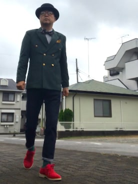 「蝶タイ」｜でゑさん（メンズ・175cm）の秋コーディネート