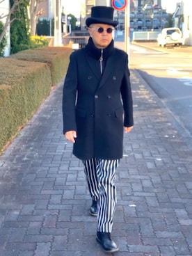 「パンク」｜「アイテム（その他）」を使った、でゑさん（メンズ・175cm）の冬コーディネート