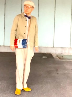 「蝶タイ」｜でゑさん（メンズ・175cm）の春コーディネート