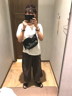 「アメリカンラグシー」｜「アイテム（シューズ）」を使った、YUSUKEさん（メンズ・182cm）の夏コーディネート