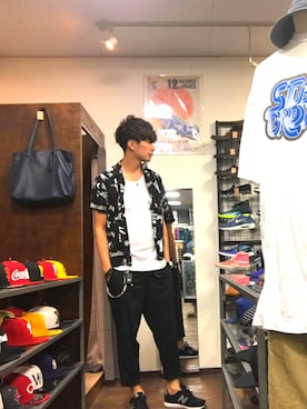 YUSUKEさん（メンズ・182cm）の夏コーディネート