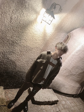 「アイテム（ブルゾン）」を使った、YUSUKEさん（メンズ・182cm・30代）の秋コーディネート