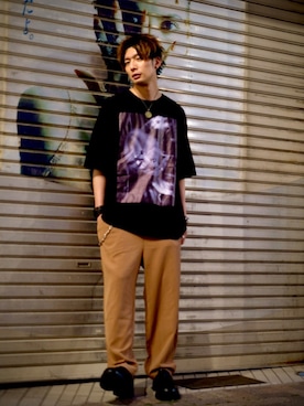 「NO ID.（ノーアイディ）のアイテム（アクセサリー）」を使った、YUSUKEさん（メンズ・182cm）の春コーディネート