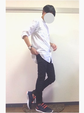 「アイテム（バングル/リストバンド）」を使った、basaさん（メンズ・171cm・20代）の夏コーディネート