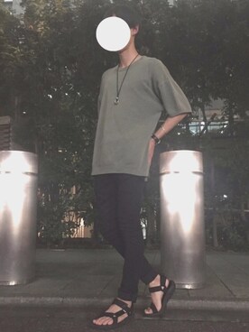 「アイテム（バングル/リストバンド）」を使った、basaさん（メンズ・171cm・20代）の夏コーディネート